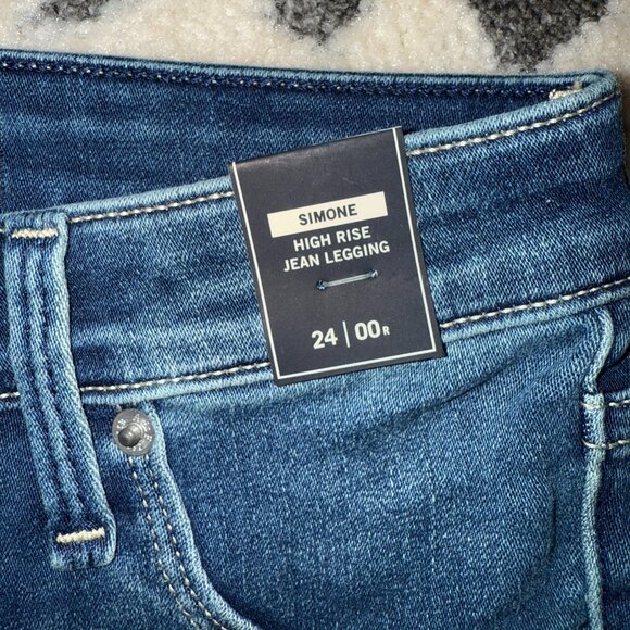 Women's Abercrombie & Fitch Simone High Rise Jean Legging NWT Size 24 - Picture 3 of 9
